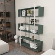 Estante Bruti – Verde e Branco – 120x180x29,6 cm