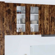 vidaXL Armário de Cozinha Carvalho Defumado 80 x 31 x 80 cm