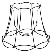 Abajur de metal preto 40/31 - Granny Frame