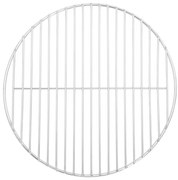 vidaXL Grelha para churrasco redonda Ø37 cm aço inoxidável 304