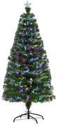 Árvore de Natal Artificial 150cm com 180 Ramos Luzes LED de Múltiplas