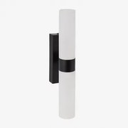 Aplique De Parede Led Para Casa De Banho Em Aço Inoxidável Zarivo Preto - Sklum