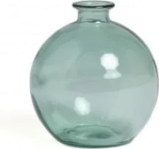 Vaso Em Vidro Kimma Verde Água-marinha - Sklum