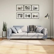 vidaXL Tapete pelo curto macio e lavável HUARTE 100x200 cm bege