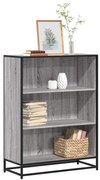 vidaXL Estante 80,5x35x107,5 cm derivados de madeira cinzento sonoma