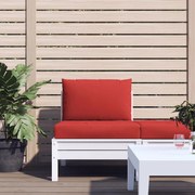 vidaXL Almofadões p/ móveis de paletes 2 pcs tecido oxford vermelho