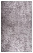 vidaXL Tapete lavável antiderrapante 160x230 cm cinzento