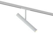 Foco moderno branco para sistema de calha monofásico - Slimline Avery