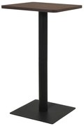 vidaXL Mesa bistrô 50x50x107 cm cor madeira de freixo escura