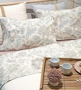 Cama 150/160/200 cm - Jogo lençois 100% algodao percal - York: 1 lençol capa ajustable 200x200+30 cm + 1 lençol superior 280x290 cm + (2) Fronhas 50x70 cm