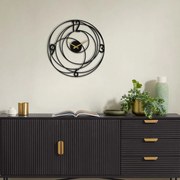 Relógio de Parede Decorativo Aps027 – Preto – 49 x 49 cm