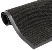 vidaXL Tapete controlo de pó retangular tufado 60x90 cm preto