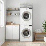 vidaXL Armário para Máquina de Lavar Cinza Sonoma 67,5 x 68 x 200 cm