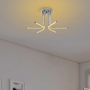 Candeeiro de Teto Leddaisy – Cromado – 55 x 25 x 55 cm