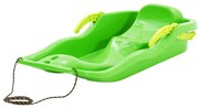 Trenó com travões 87x40x18 cm polipropileno verde