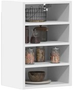 vidaXL Armário de parede “Riga” 40x29,5x60 cm derivados madeira branco