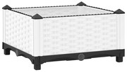 vidaXL Canteiro elevado 40x40x23 cm polipropileno