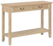 vidaXL Mesa consola 110x35x80 cm madeira