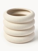 Vaso pequeno com prato Rudi, Alt 16 cm