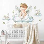 Autocolante de parede por cima do berço - Anjinho
