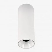 Aplique De Teto Led De Superfície Redondo Ø5,7 Cm Para Exterior Em Alumínio Luisiana Branco & Branco Frio 4000k & 6 W & 23º - Sklum