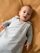 Saco de bebé sem mangas Basics, Annecy cinza mesclado