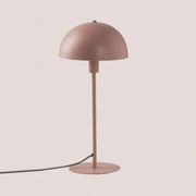Candeeiro De Mesa Em Ferro Alnair Castanho Avelã - Sklum