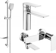 Mexen Zero DF62 conjunto de banho, cromado - 71103DF62-00