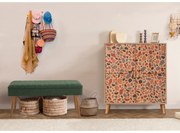 Conjunto de Mobiliário de Entrada Multilux – Sonomo Green – Sapateira: