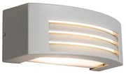 Candeeiro de parede moderno cinzento IP44 - Hurricane 1