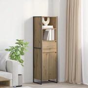 vidaXL Gabinete de Livros Carvalho Artesanal 43 x 36 x 150.5 cm