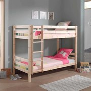 Beliche infantil PINO BUNK (90 x 200 Cm) + estrado Altura 160cm Natural