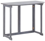 vidaXL Mesa de varanda dobrável 90x50x74 cm madeira de acácia maciça