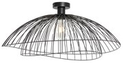 Candeeiro de teto design preto 66 cm - Pua Design