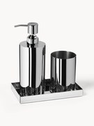 Acessórios de casa de banho em metal Halston, conjunto de 3