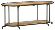 vidaXL Móvel TV 100x42x40 cm madeira de mangueira áspera maciça