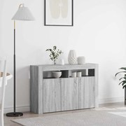 vidaXL Sideboard Cinzento sonoma Madeira engenheirada 116 x 30 x 75 cm