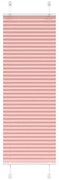 Rosa Plissada Cega 45x150 cm Largura Tecido 44,4 cm Poliéster