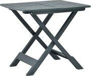 vidaXL Mesa de jardim dobrável 79x72x70 cm plástico verde