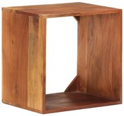 vidaXL Estante de parede 40x30x40 cm madeira de acácia maciça