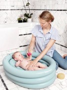 Banheira insuflável evolutiva, Aquadots BABYMOOV azul
