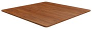 vidaXL Tampo mesa quadrado 90x90x1,5 carvalho tratado castanho-escuro