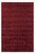 Tapete em viscose artesanal Shaila, vermelho