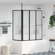 vidaXL Resguardo de duche Branco 120 x 70 x 137 cm Alumínio