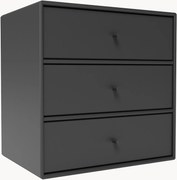 Módulo com gavetas Montana Mini 1007 para sistema de estantes modular