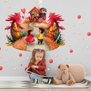 Autocolantes de parede de contos de fadas - Casa de gengibre