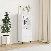 vidaXL Aparador 40x36x110 cm derivados de madeira branco