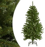 vidaXL Árvore de Natal artificial articulada com suporte 150 cm verde