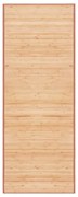 Tapete de bambu 80x200 cm castanho