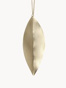 Ornamentos de Natal Leaf, conjunto de 4